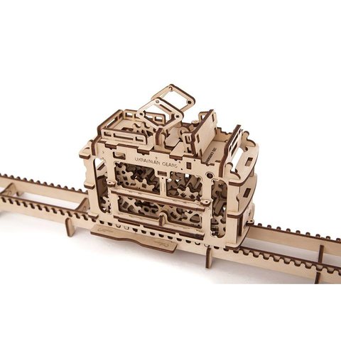 Механический 3D-пазл UGEARS Трамвайчик Превью 3