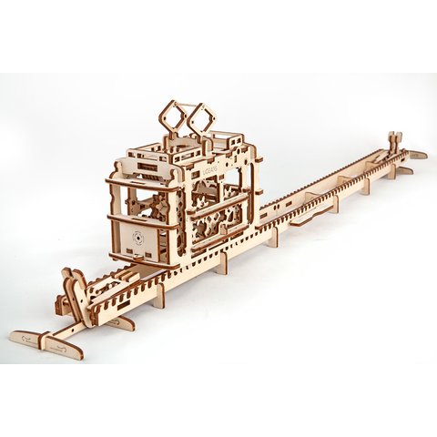 Механический 3D-пазл UGEARS Трамвайчик Превью 4