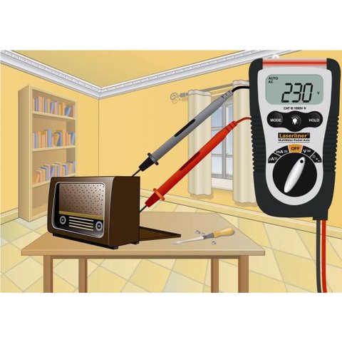 Карманный цифровой мультиметр Laserliner MultiMeter-Pocket Превью 1