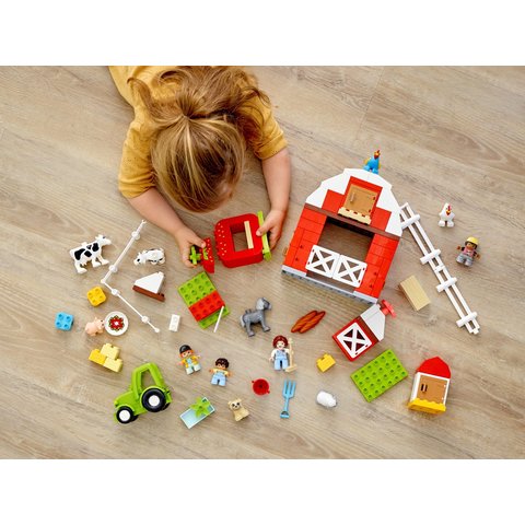 Конструктор LEGO DUPLO Хлев, трактор и уход за животными (10952) Превью 10