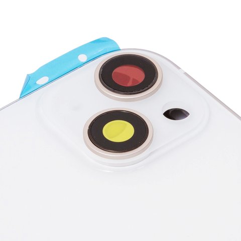 Корпус для iPhone 14 Plus, белый, с держателем SIM-карты, с боковыми кнопками, Original (PRC), EU Version, starlight Превью 1