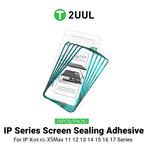 Стикер дисплея 2UUL SA17P для Apple iPhone 17 Pro, 5 шт., adhesive Превью 1