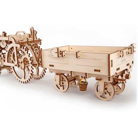 Механический 3D-пазл UGEARS Прицеп Превью 7