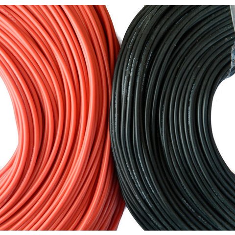 Провод в силиконовой изоляции 12AWG, 3,5 мм², 1 м, красный, UL3135 Превью 1