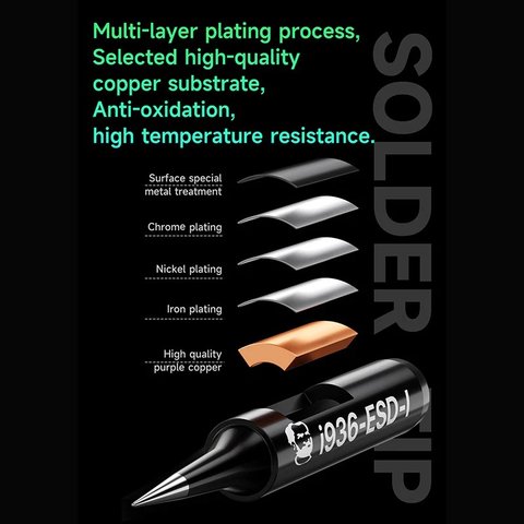 Soldering Iron Tip Mechanic i936-LF-I, (for lead-free soldering, 10 pcs.) Preview 3