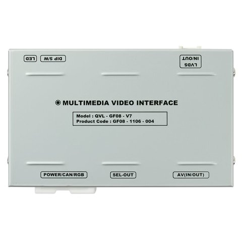 GVIF Interface for Nissan of 2010– MY/ Infiniti of 2009– MY Preview 1