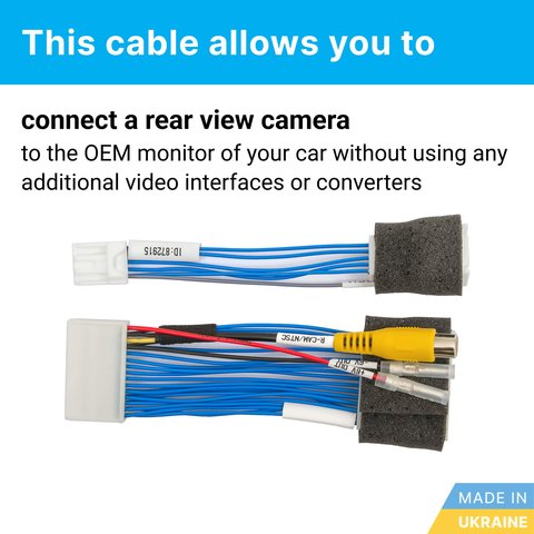 Camera Connection Cable for Toyota MFD GEN5/GEN6 DVD Navi Monitors Preview 1
