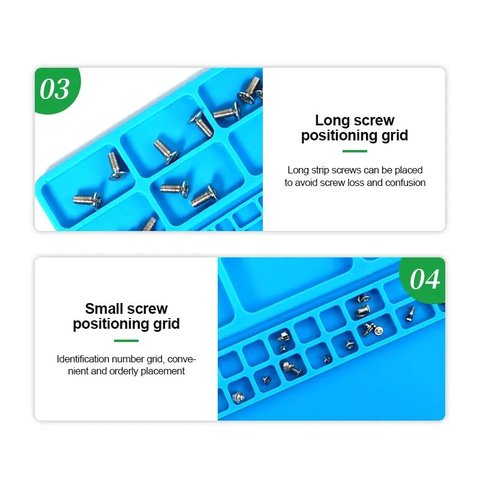 Insulation Mat RELIFE RL-004A, (heat resistant, antistatic, 355 mm, 250 mm, with cells) Preview 5