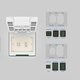 2 in 1 eMMC / eMCP Socket (169-FBGA,153-FBGA,162-FBGA,186-FBGA) Test Socket Adapter for UFI-Box (Upgraded Version) Preview 5
