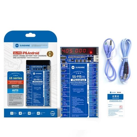 Cable para activar batería Sunshine SS-915 V9.0, circuito de activación de batería, iphone 6 - 15 pro max / samsung / huawei / xiaomi Vista previa  6