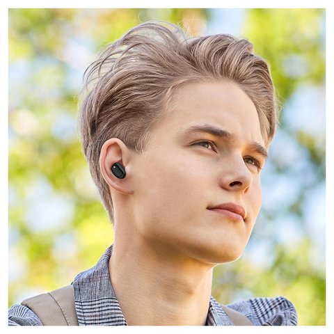Auricular Baseus Bowie EZ10, inalámbrica, negra, con funda de carga, con cable, #A00054300116-Z1 Vista previa  3