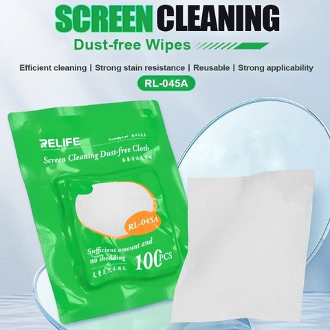 Toalla de microfibra RELIFE RL-045A, para eliminar polvo y huellas,  100 uds., 100*100 mm Vista previa  1
