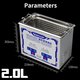 Baño de ultrasonido Mechanic iClean-E20P, 2 l, 70 W Vista previa  3