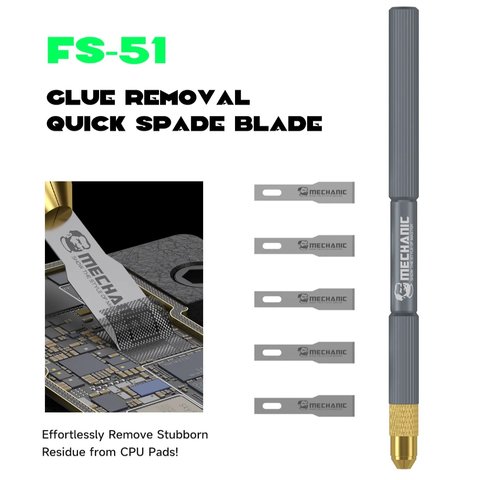 Juego de bisturíes Mechanic FS-51, para microcircuitos, 6 in 1 Vista previa  3