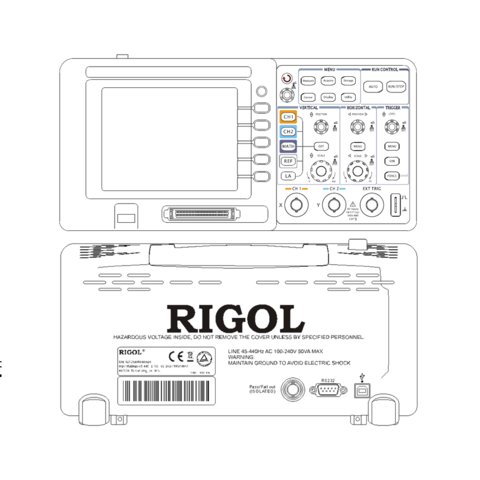 Цифровий осцилограф змішаних сигналів RIGOL DS1052D Прев'ю 7