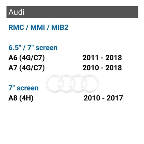 Безпровідний CarPlay та Android Auto адаптер для Audi з MIB2, MMI, RMC Прев'ю 3