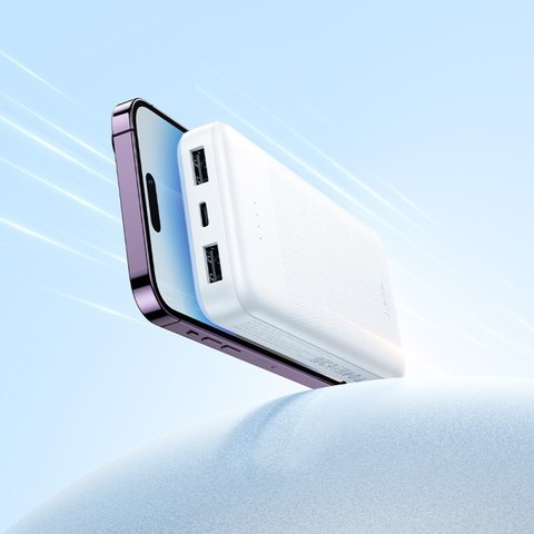 Power bank Hoco J163, 10000 мАч, белый, 4in1, #6942007664585 Превью 1