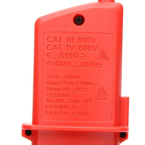 Comprobador de voltaje UNI-T UT18C Vista previa  8